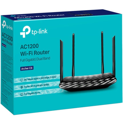 TP-Link Archer C6 AC1200 Wireless MU-MIMO Gigabit Router