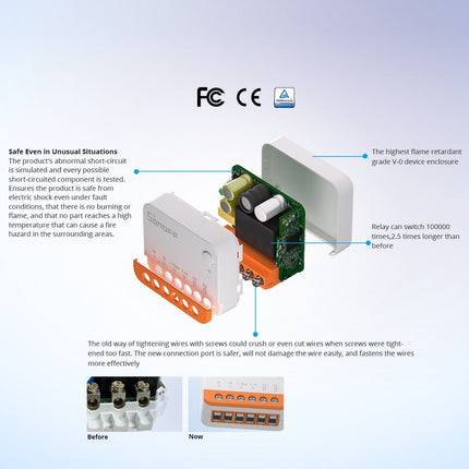 MINIR4 SONOFF MINI Extreme Wi-Fi Smart Switch MINIR4