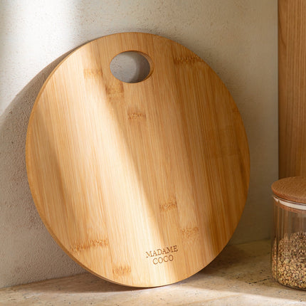 Ventre Natural Bamboo Cutting Board for Kitchen