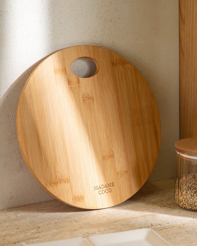 Ventre Natural Bamboo Cutting Board for Kitchen