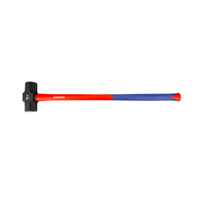 WORKPRO 4500G Stone Hammer with Long Fiberglass Handle