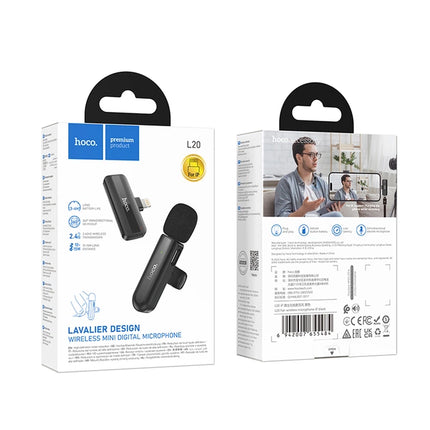 HOCO L20 Fair Wireless Microphone for iPhone