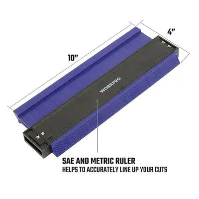 WORKPRO 250mm (10") Plastic Contour Gauge