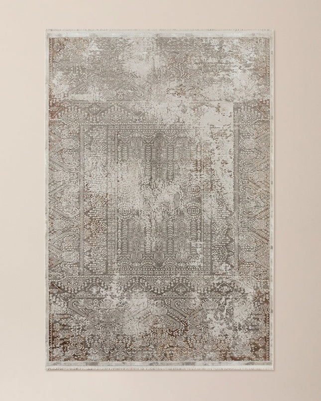 Feroın Cream Carpet - Modern Design with Elegant Patterns