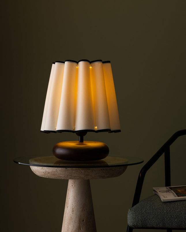 Elizabeth Lampshade in Brown and Beige