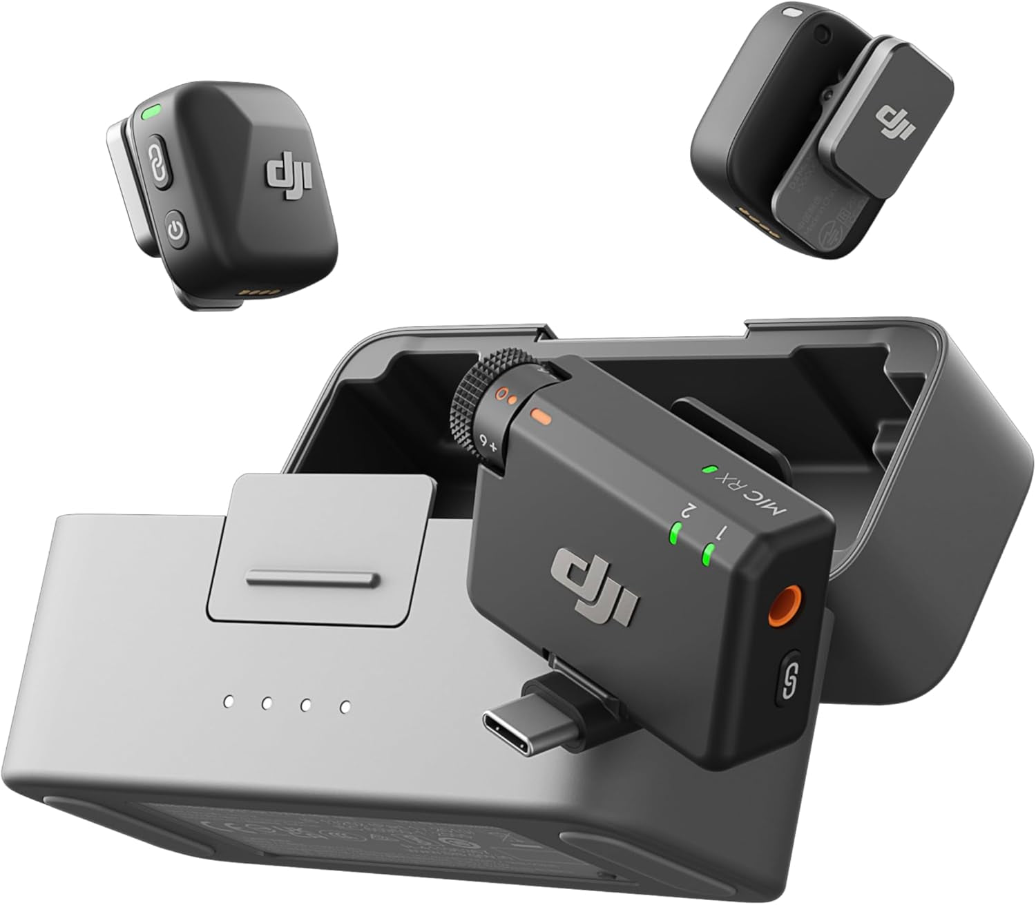 DJI Mic Mini - نظام ميكروفون لاسلكي مدمج DJI Mic Mini - نظام ميكروفون لاسلكي مدمج