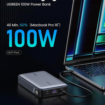 Ugreen 100W Power Bank 20000mAh Fast Charging PB567
