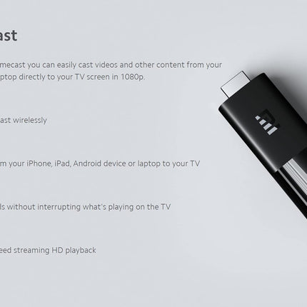Xiaomi Mi TV Stick FHD — Android TV Streaming Stick (MDZ-24-AA)