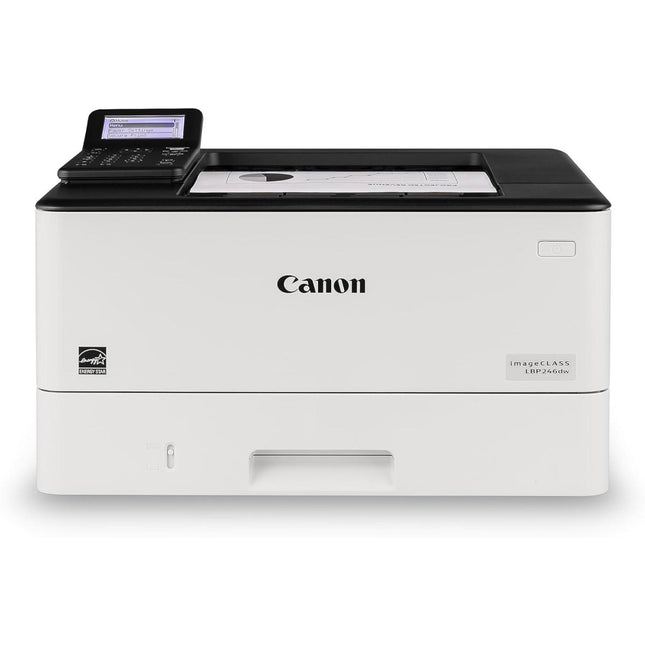 Canon i-SENSYS LBP246dw Mono Laser Printer - 40ppm High Speed - 1200 x 1200 dpi - Automatic Duplex Printing - WiFi & Cloud Connectivity - 5-Line LCD Display