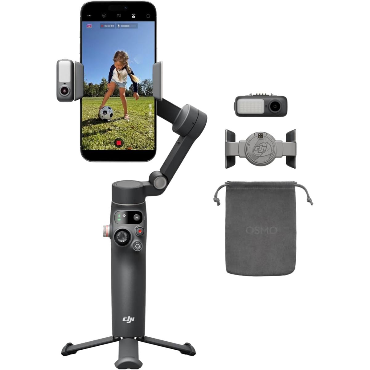 جيمبال DJI Osmo Mobile 8 — مثبت هاتف ذكي مع تتبع ذكي متقدم جيمبال DJI Osmo Mobile 8 — مثبت هاتف ذكي مع تتبع ذكي متقدم