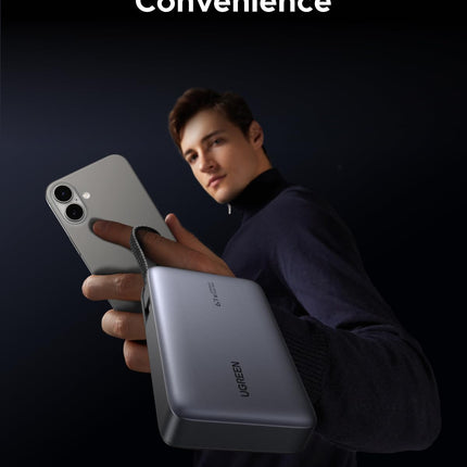 Ugreen 67W Power Bank 20000mAh Built-in Cable PB556