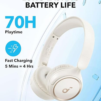 سماعات رأس Soundcore H30i لاسلكية فوق الأذن — صوت واضح وراحة خفيفة