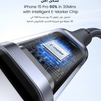 Ugreen USB-C to USB-C Cable 2m Double Braided Aluminum