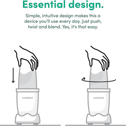 Nutribullet Personal Blender 600W - 6-Piece High-Speed Nutrient Extractor