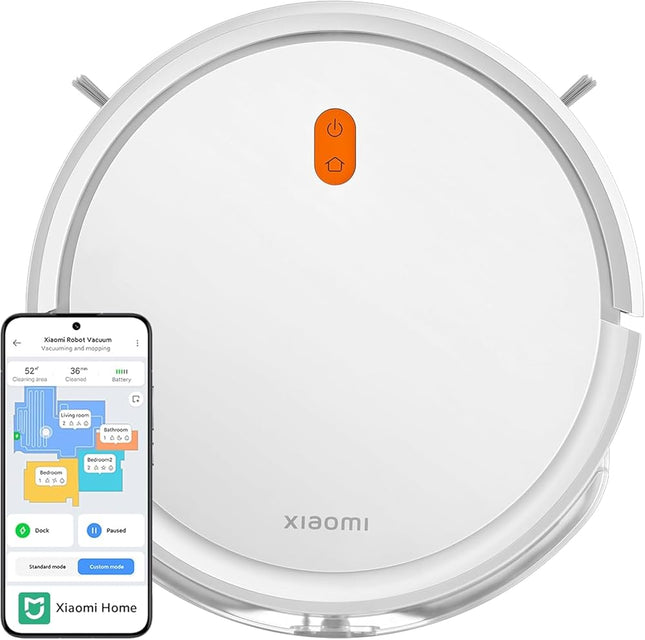 Xiaomi Robot Vacuum E5 - 2000Pa Suction Power - 2-in-1 Sweeping & Mopping - Smart App Control