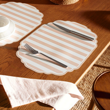 Emilie Powder Placemat - Contemporary Dining Accessory
