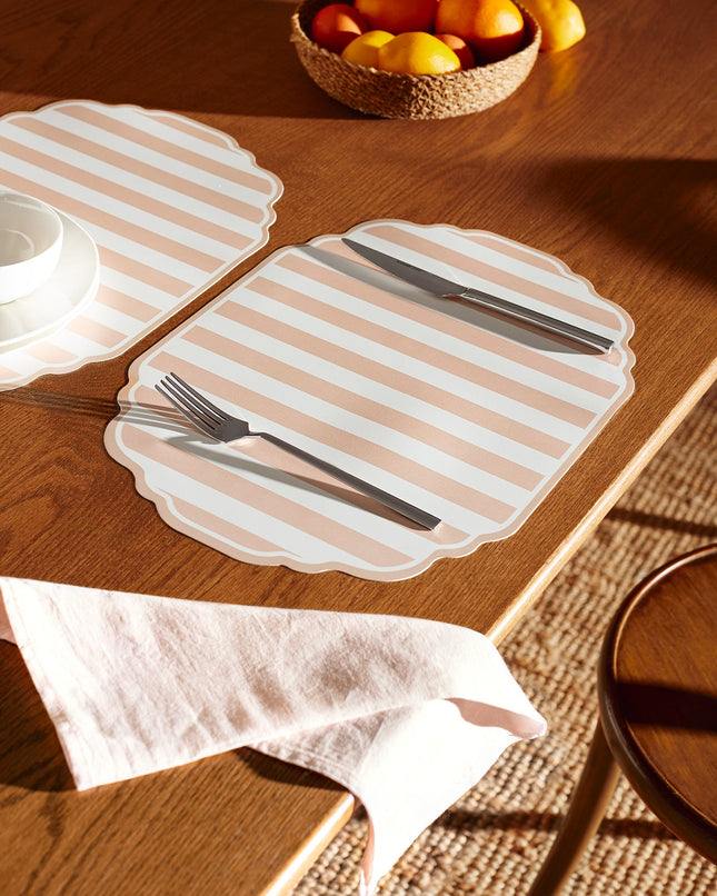 Emilie Powder Placemat - Contemporary Dining Accessory