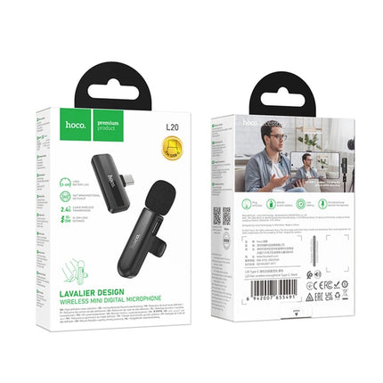 HOCO L20 Fair Wireless Microphone Type-C for Smartphones