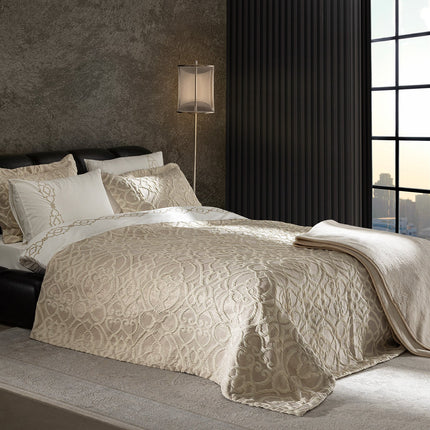 Provins 8 Piece Beige Trousseau Bedding Set