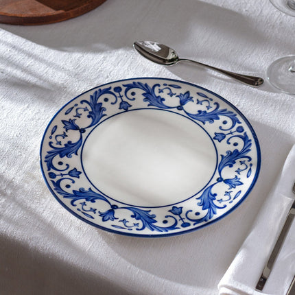 Reve Bleu Nuit Blue & White Serving Plate