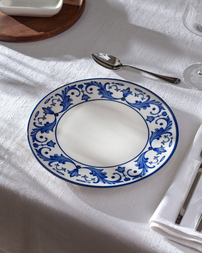 Reve Bleu Nuit Blue & White Serving Plate