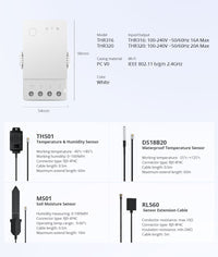 THR316 SONOFF TH Origin Smart Temperature and Humidity Monitoring Switch