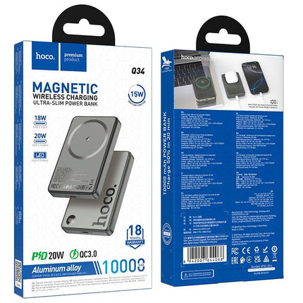 Hoco Q34 Magnetic Power Bank 10000mAh with PD 20W