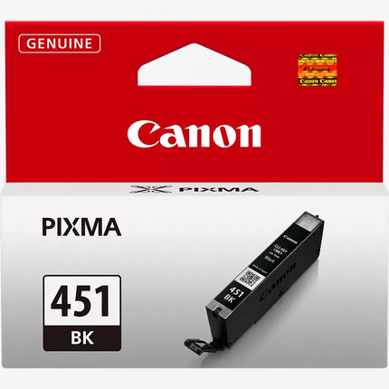 Canon CLI-451BK Genuine Black Ink Cartridge - ChromaLife100+ Technology - High Quality Photo Printing - Compatible with PIXMA iP7240, MG5440, MG6340, MX924