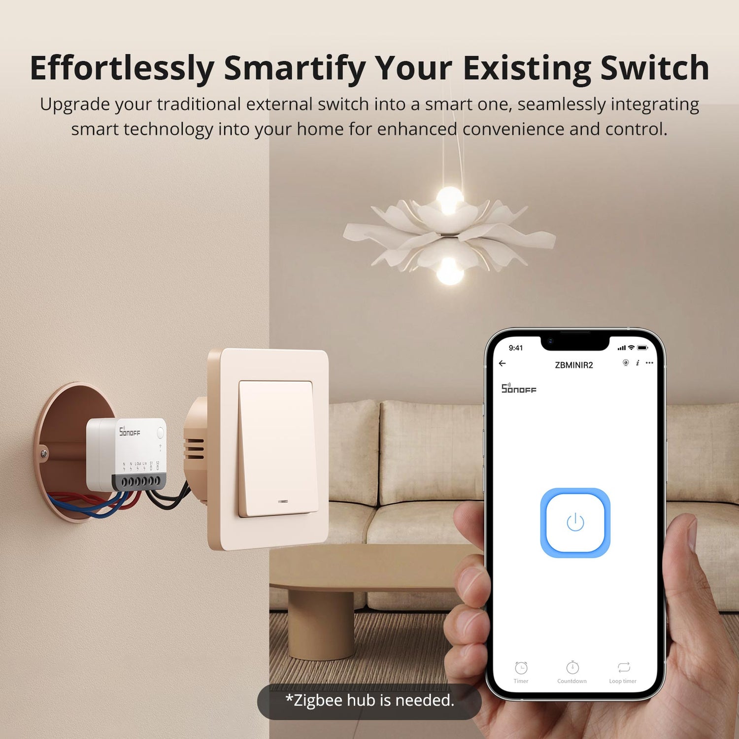 مفتاح ZBMINIR2: ذكي بتقنية Zigbee 3.0 مفتاح ZBMINIR2: ذكي بتقنية Zigbee 3.0