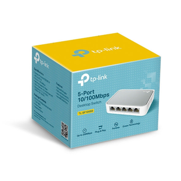 محول بخمسة منافذ TP-Link TL-SF1005D محول بخمسة منافذ TP-Link TL-SF1005D