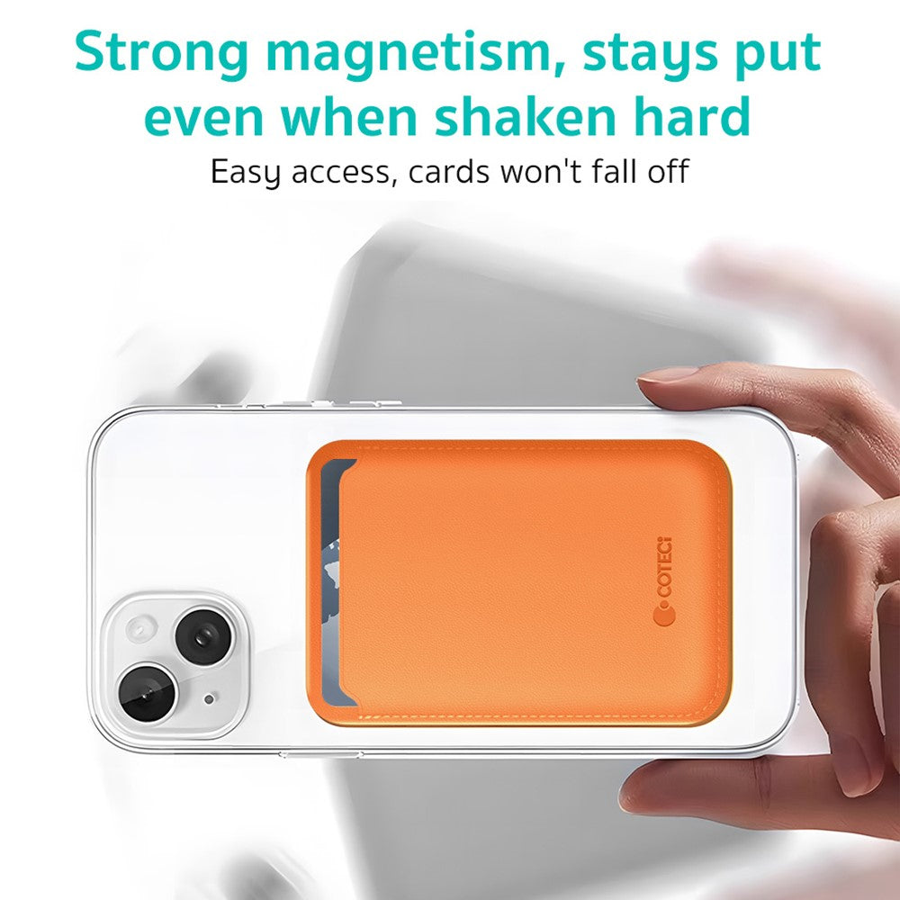 حامل بطاقات مغناطيسي Coteci TR-052 متوافق مع MagSafe مع حامل مدمج حامل بطاقات مغناطيسي Coteci TR-052 متوافق مع MagSafe مع حامل مدمج