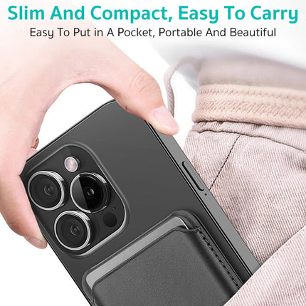 حامل بطاقات مغناطيسي Coteci TR-052 متوافق مع MagSafe مع حامل مدمج