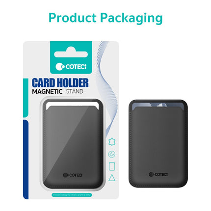 حامل بطاقات مغناطيسي Coteci TR-052 متوافق مع MagSafe مع حامل مدمج