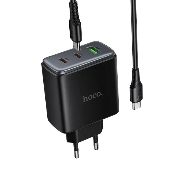 HOCO C160A 65W Power Delivery Charger with 3 Ports (EU)