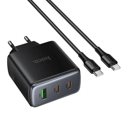 HOCO C160A 65W Power Delivery Charger with 3 Ports (EU)
