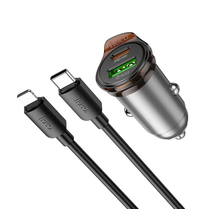 HOCO Rigorous NZ16A 43W Dual Port Car Charger PD25W