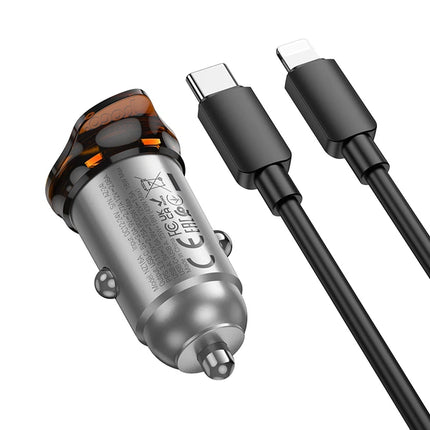 HOCO Rigorous NZ16A 43W Dual Port Car Charger PD25W