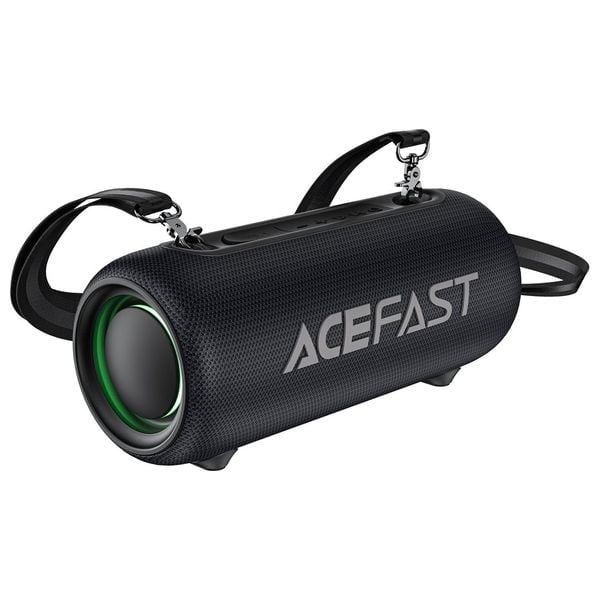 Acefast K2 Air Portable Bluetooth 5.4 Speaker, 20W Hi-Fi Stereo Sound, RGB Ambient Lighting, IPX6 Waterproof, 10 Hours Playtime, DSP Audio Processor - Black