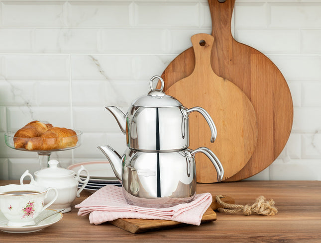 Azura Small Teapot Set - 304 Stainless Steel