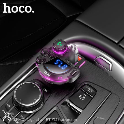Hoco E166 Path Car FM Transmitter Bluetooth 42W Dual USB