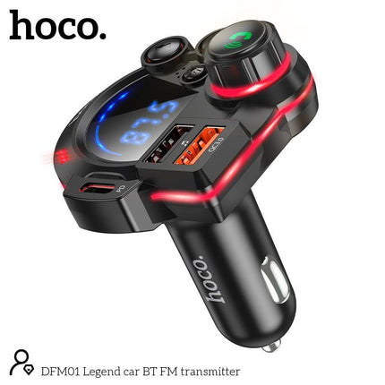 Hoco E166 Path Car FM Transmitter Bluetooth 42W Dual USB