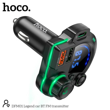 Hoco E166 Path Car FM Transmitter Bluetooth 42W Dual USB