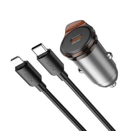 Hoco NZ16 Rigorous 30W PD Car Charger with Cable