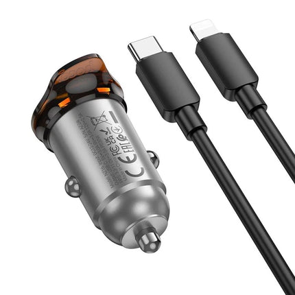 Hoco NZ16 Rigorous 30W PD Car Charger with Cable