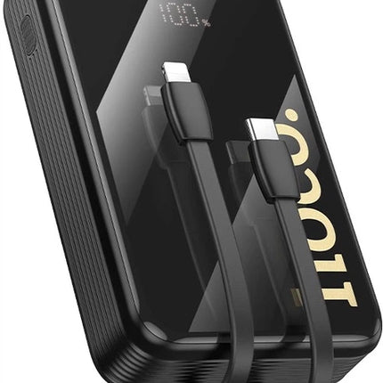 HOCO Q37A 20000mAh Power Bank with Built-In Cables