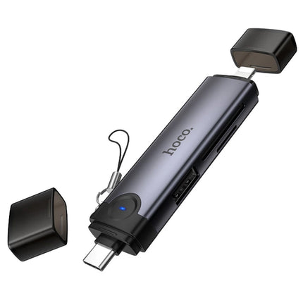 Hoco Victory 3-in-1 Card Reader Type-C Lightning