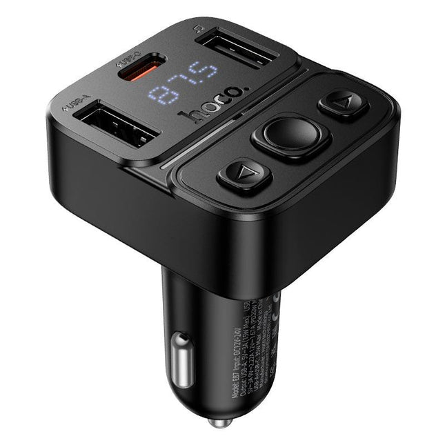 Hoco E87 Delta 35W Car FM Transmitter with Bluetooth