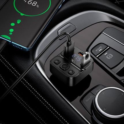 Hoco E87 Delta 35W Car FM Transmitter with Bluetooth