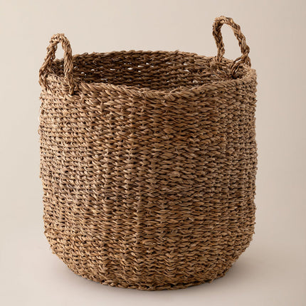 Olivia Natural Woven Storage Basket 40 cm