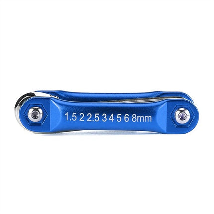 WORKPRO 8-Piece Folding Hex Key Set (Metric) | WP222024